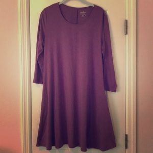 Purple NY&C SoHo Jersey Dress